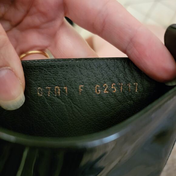 Chanel Vintage 2007 Patent Leather Lace-Up Heeled Ankle Boots Black 37.5 US 7 - Picture 4 of 14